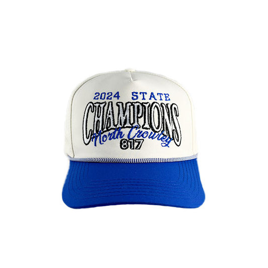 2024 North Crowley State Championship Snapback | Natural/Blue